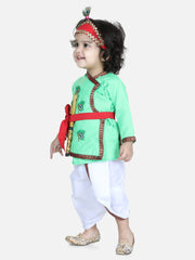 Dhoti Kurta Set for Kids - Green | JM21KS07GR