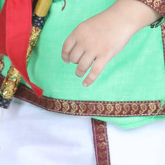 Dhoti Kurta Set for Kids - Green | JM21KS07GR
