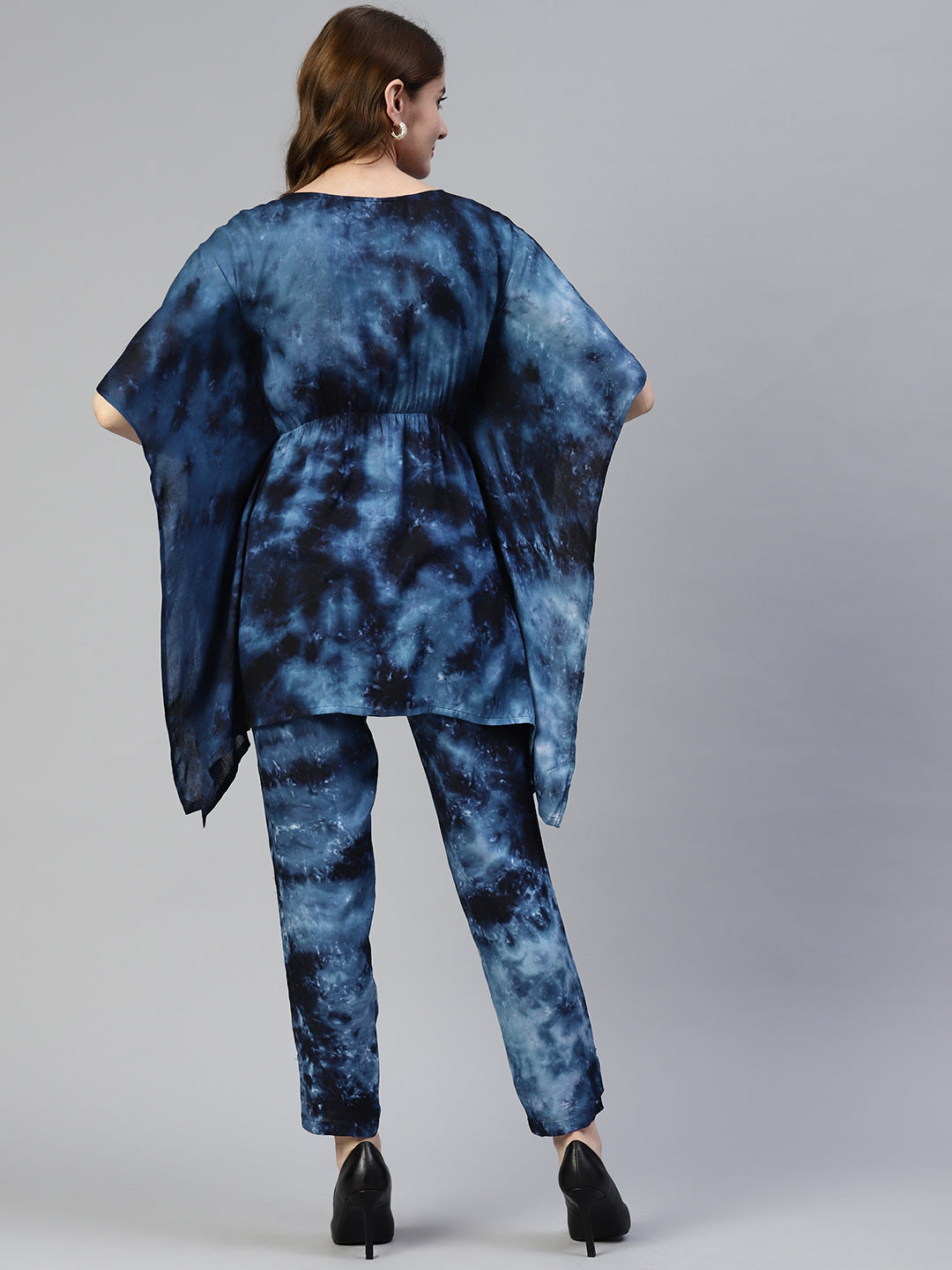 DesiQlo Women Printed Women Co-ords set - Blue