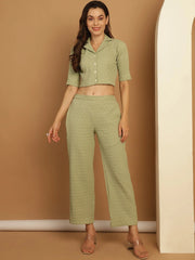 Top and Trouser Woven Design co-ords-JNCS-3010Pista