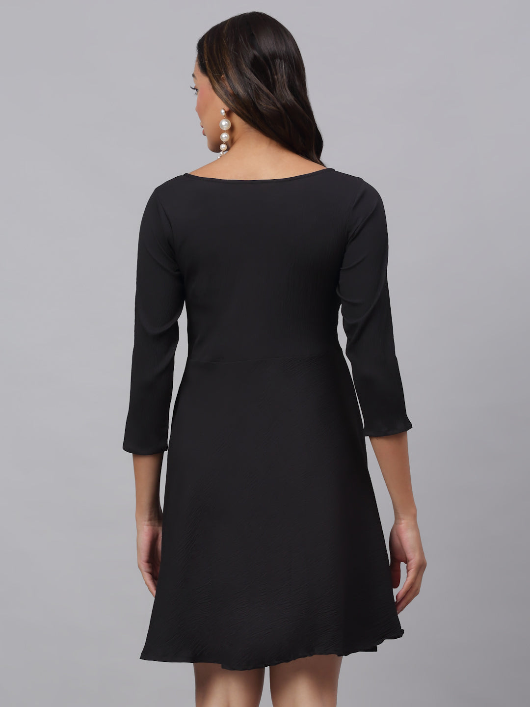 DesiQlo Women Dress - Black