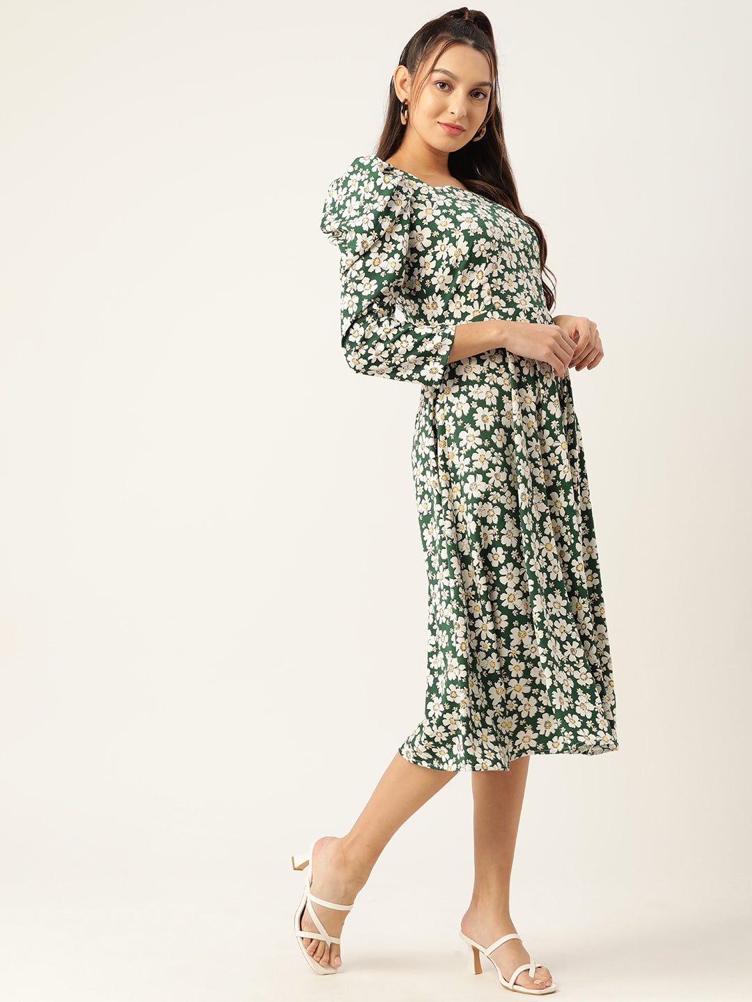 DesiQlo Women Dress - Green