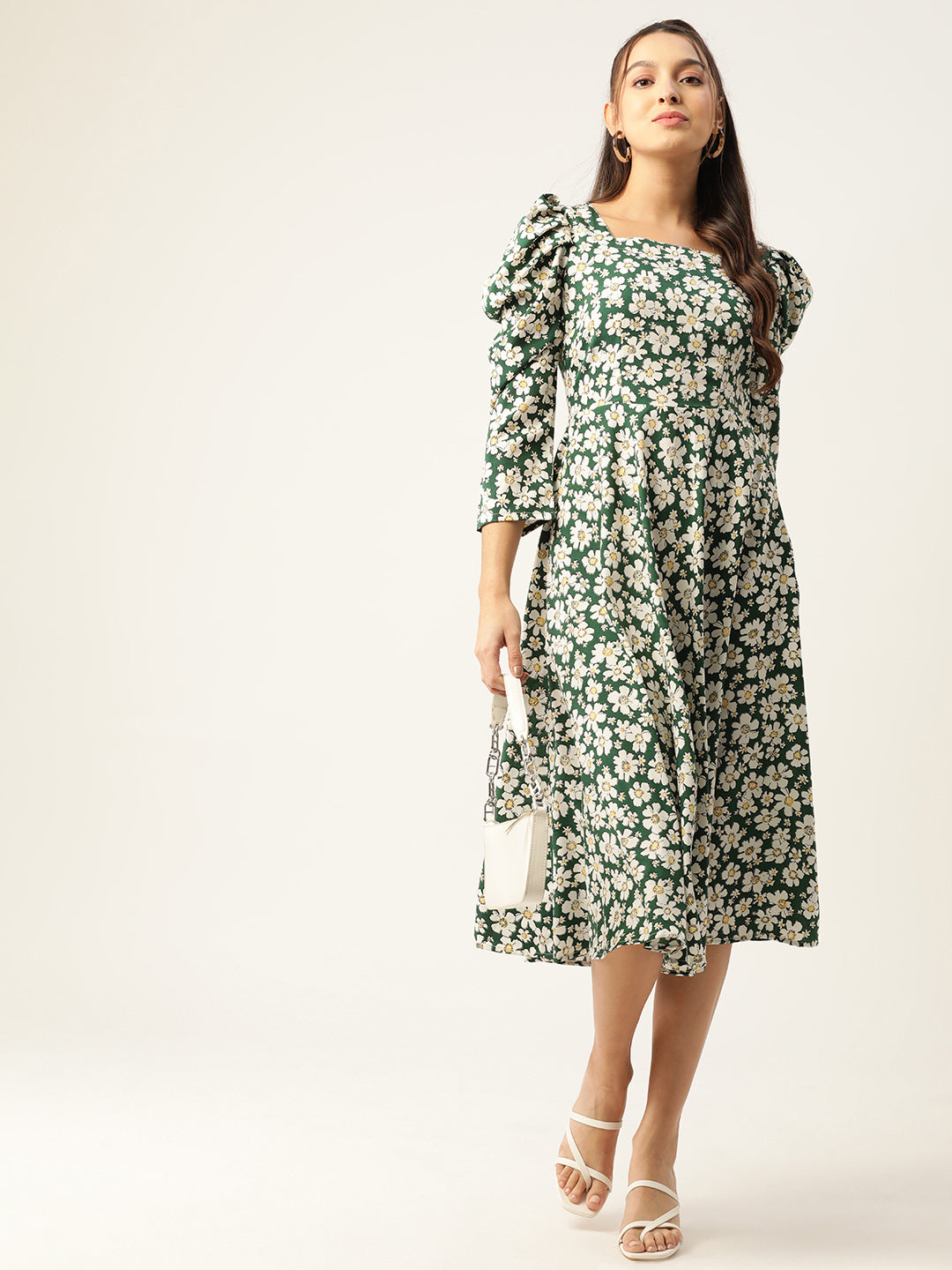 DesiQlo Women Dress - Green
