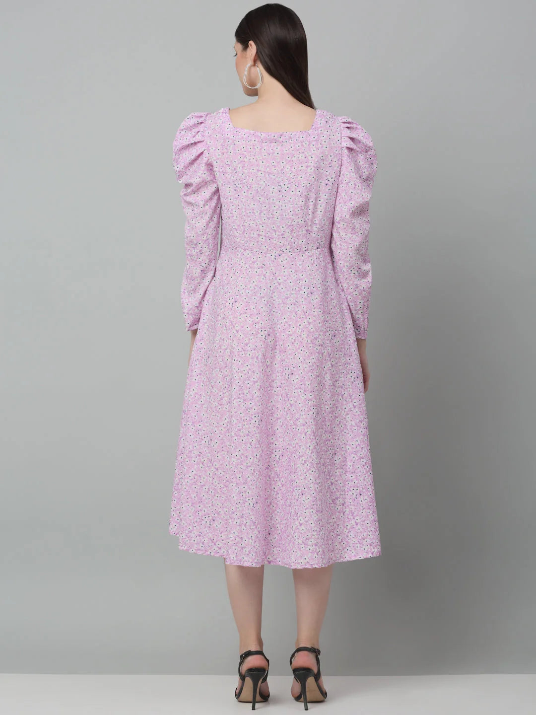 Floral Print Puff Sleeve Dress | Women's Western Wear Online