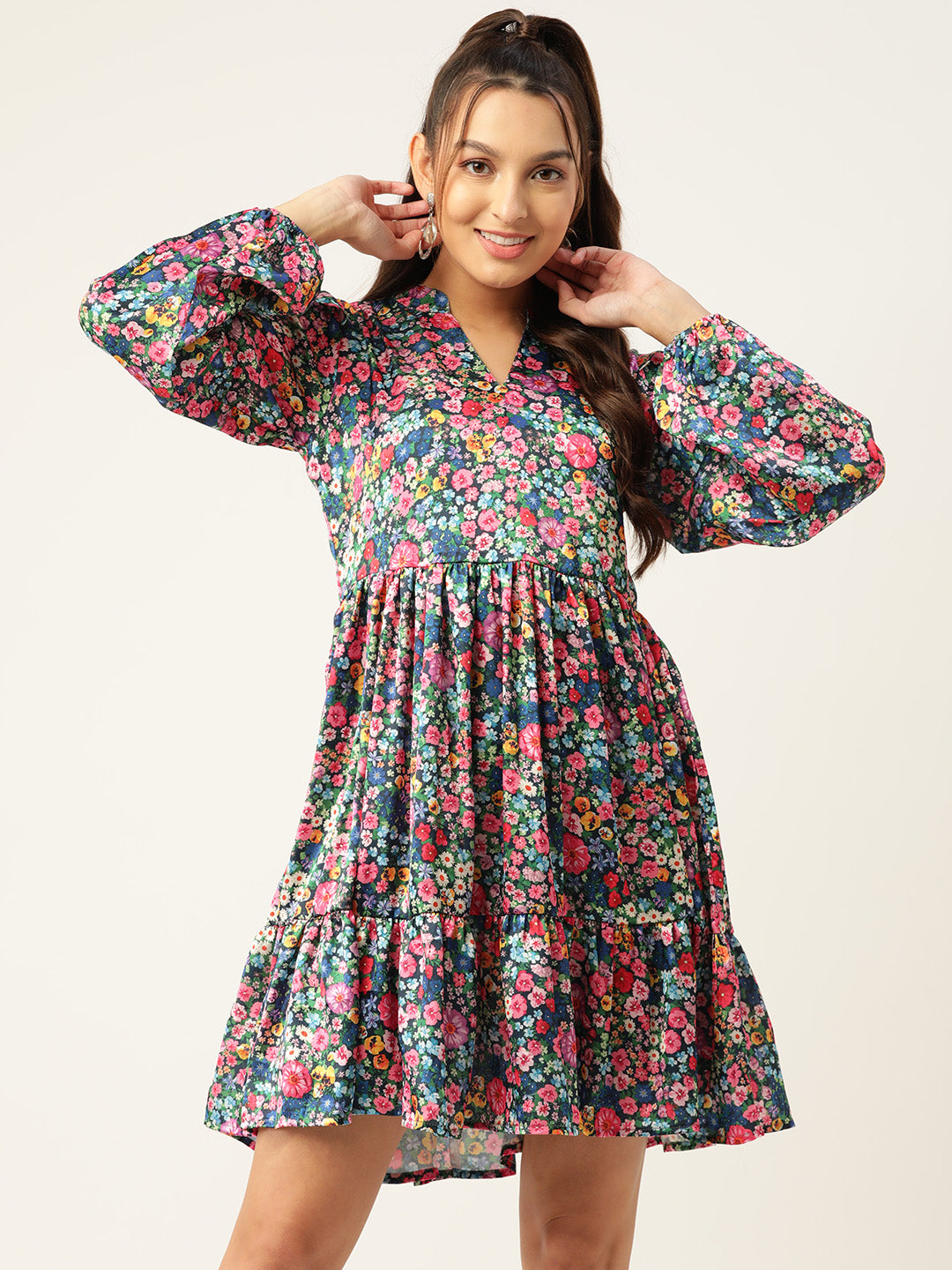 DesiQlo Women Dress - Blue