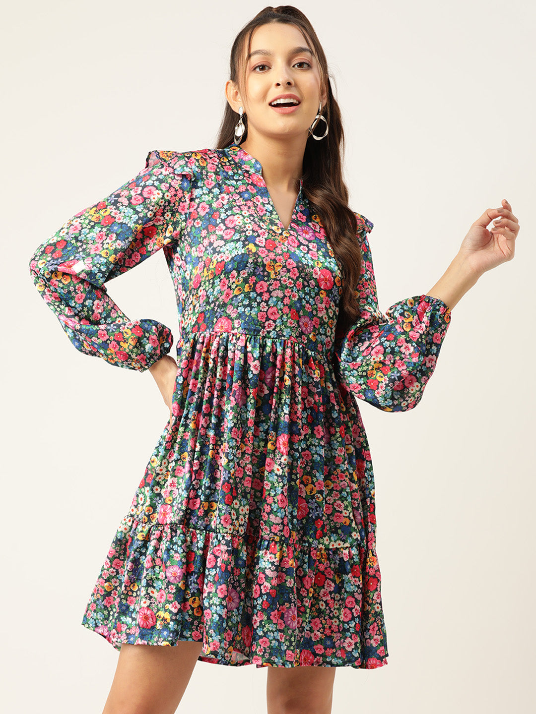 DesiQlo Women Dress - Blue