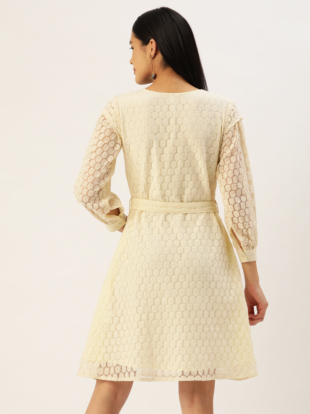 DesiQlo Women Dress - Beige