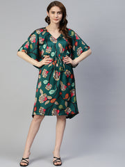 DesiQlo Green Kaaftan dress