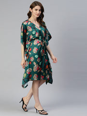 DesiQlo Green Kaaftan dress