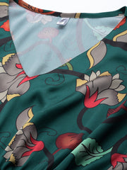 DesiQlo Green Kaaftan dress