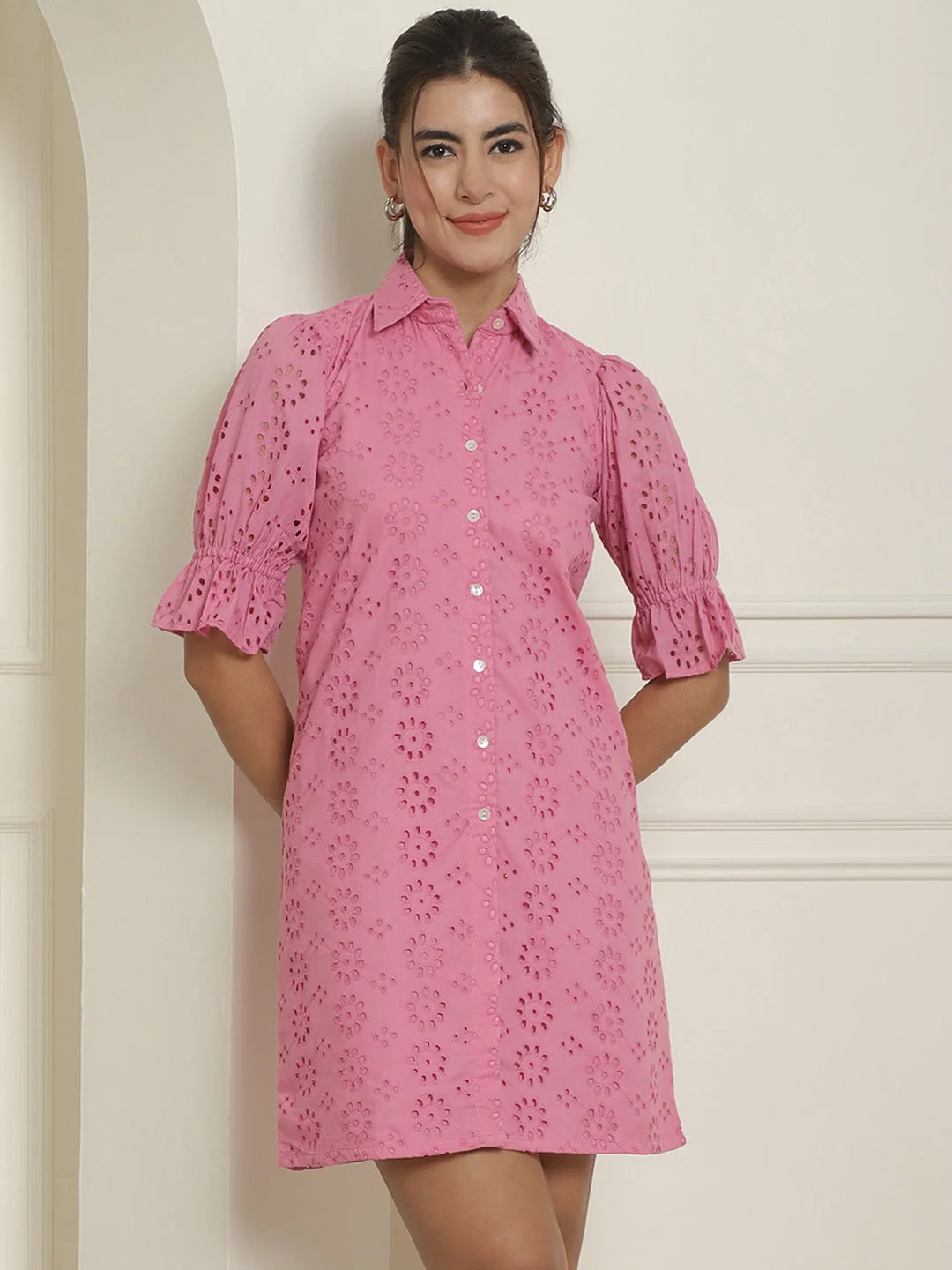 Embroidered Cotton Dress for Women | Women's Western Wear
