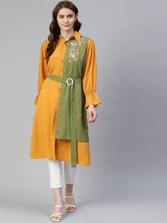 Women Embroiderd Shirt Style Top 1080