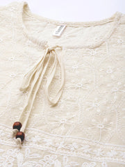 Chikankari Sequen Work Empire Top-JNT-2005