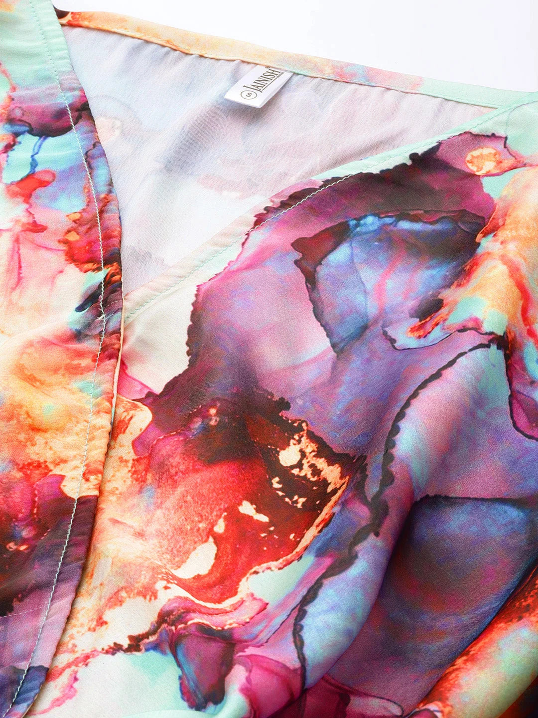 Trendy Printed Wrapped Top - Stylish Women's Blouses Online