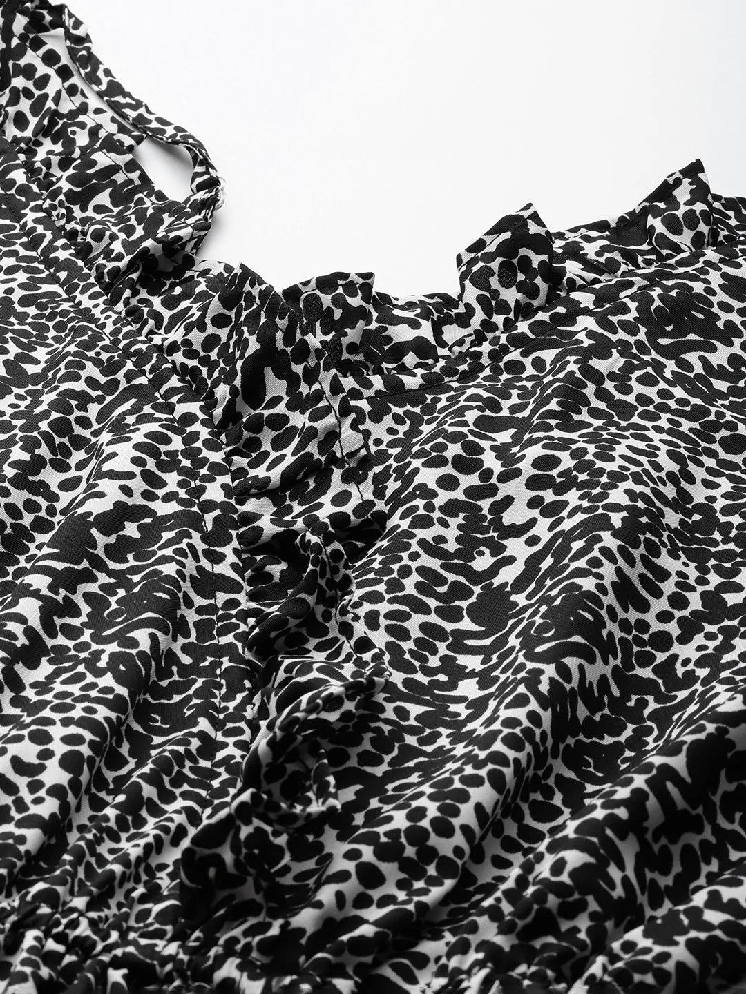 Stylish Frilled Crop Top - Women's Tops & Blouses Collection