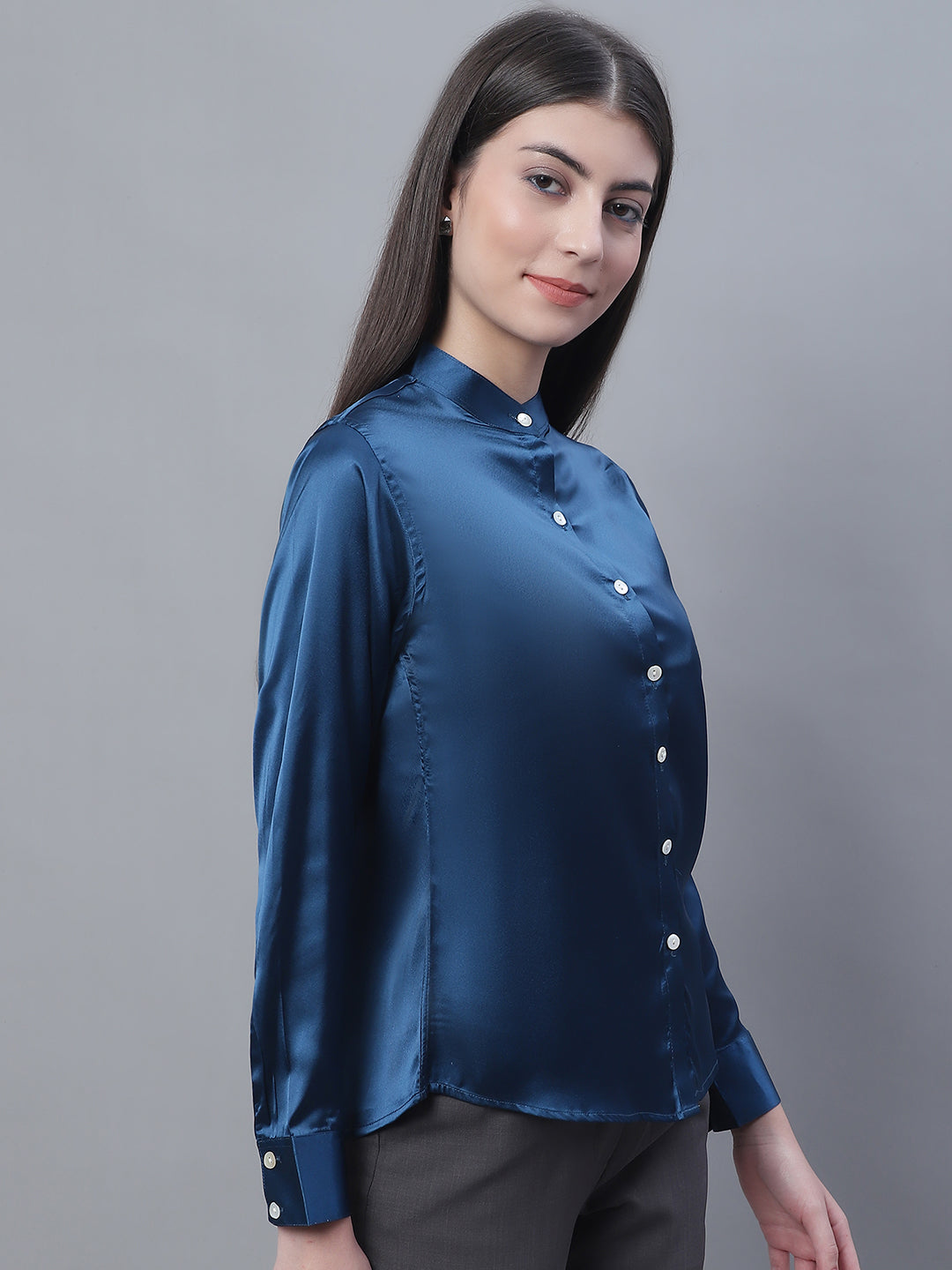 DesiQlo Women Solid Tops - Blue