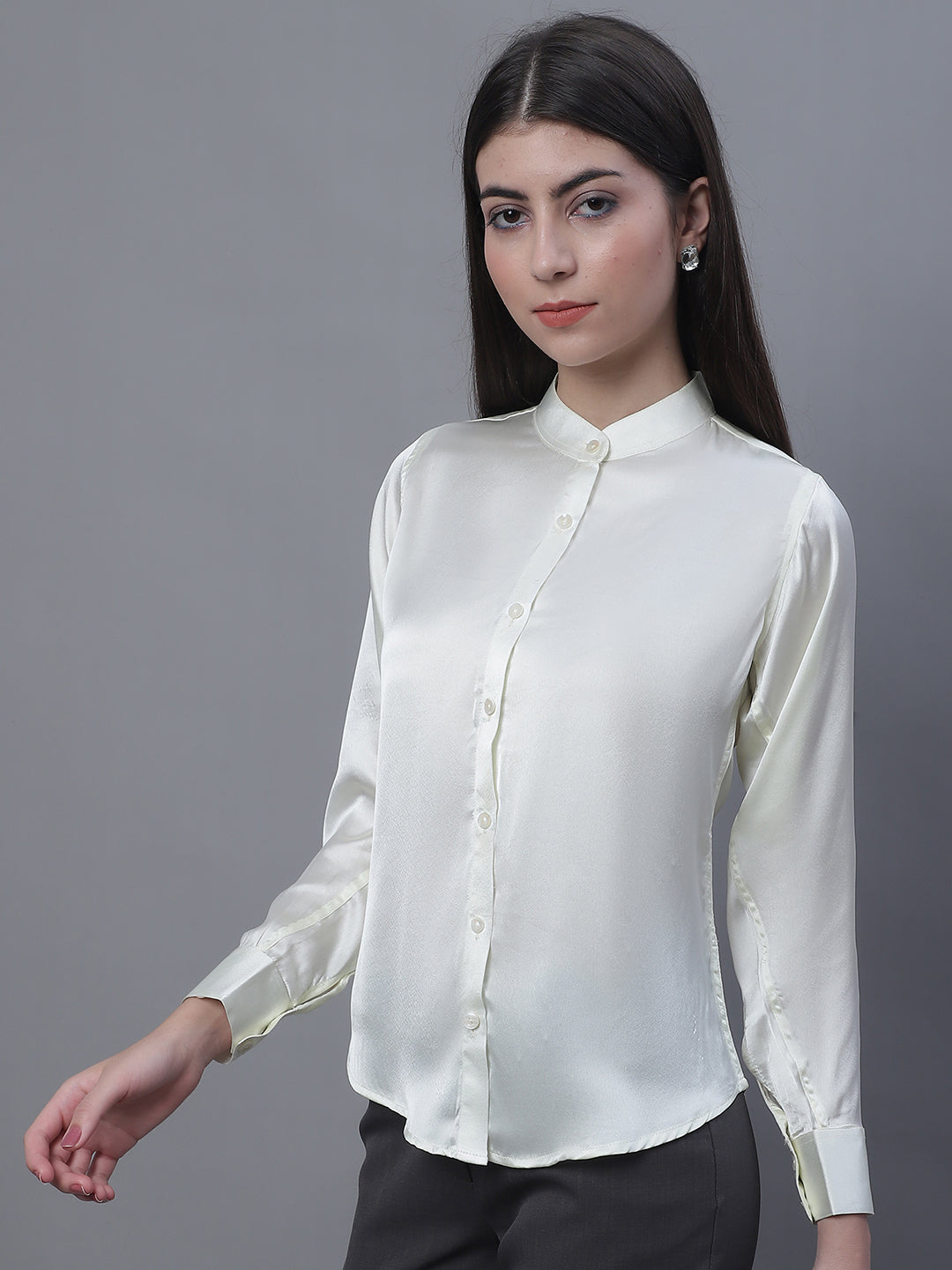 DesiQlo Women Solid Tops - White
