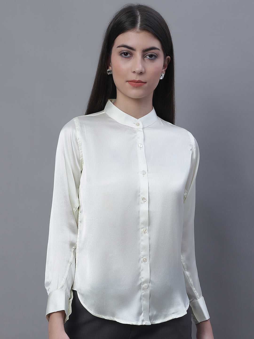 DesiQlo Women Solid Tops - White