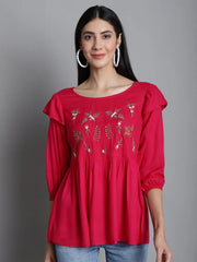 Embroidered Stylish Top
