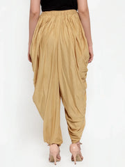 DesiQlo Women Beige Solid Dhoti (JOD 2129 Beige)