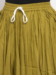 Women Green Solid Dhoti