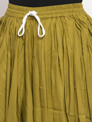 Women Green Solid Dhoti