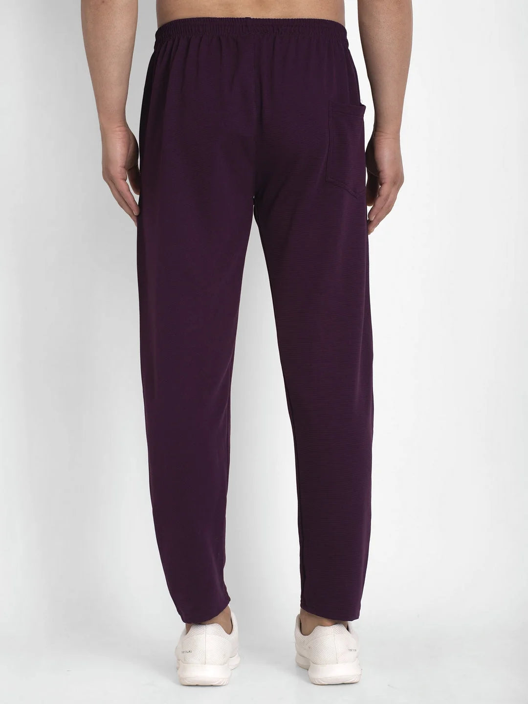 Purple Solid Mens Pajama Jogger Pants - Indian Needle