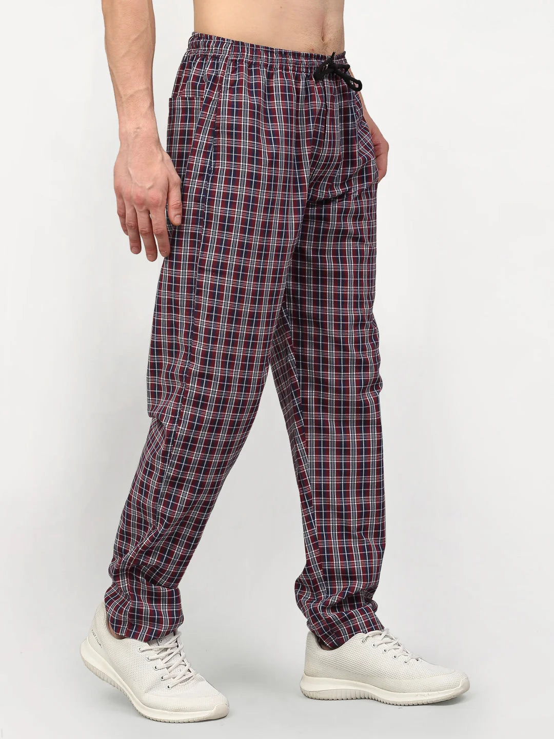 Multicolor Cotton Mens Pajama Pants - Fun Sleepwear | Indian N...