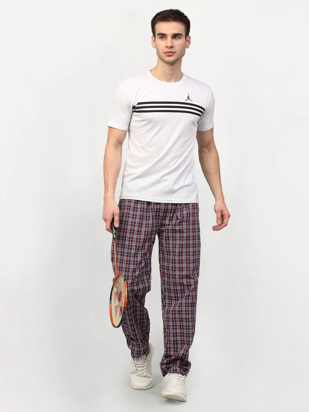 Multicolor Cotton Mens Pajama Pants - Fun Sleepwear | Indian N...