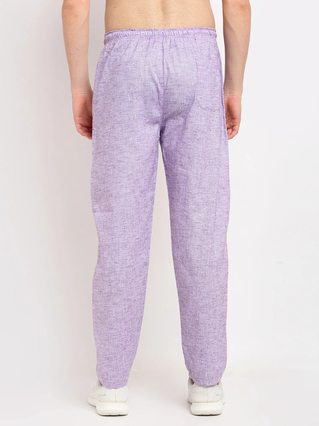Purple Cotton Track Pants for Men - Mens Jogger Pajama