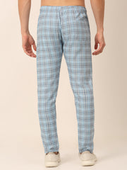 DesiQlo Men's Checked Cotton  Track Pants