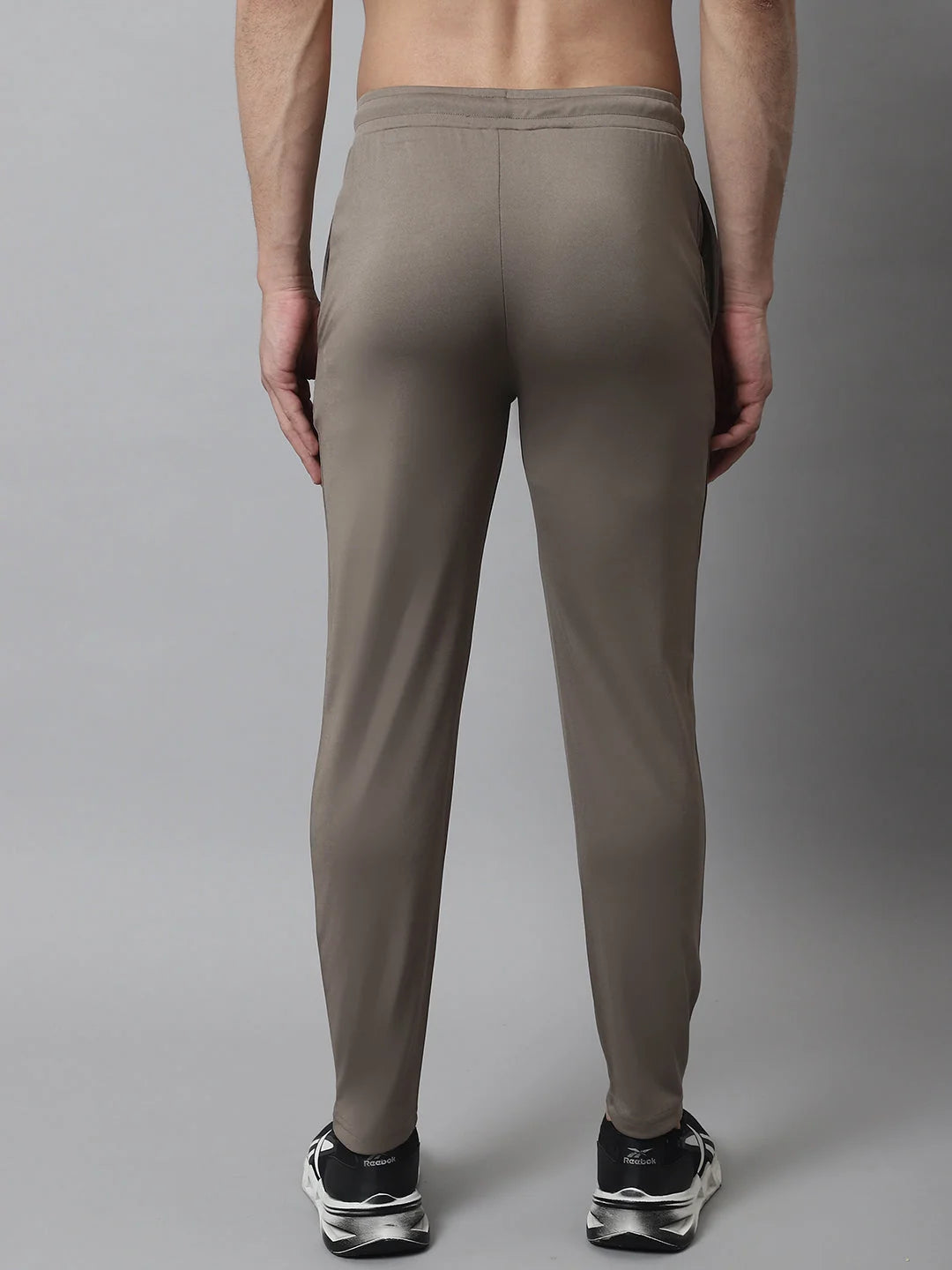 Mens Brown Trackpants: Solid Cotton Mens Pajama Set Sleepwear