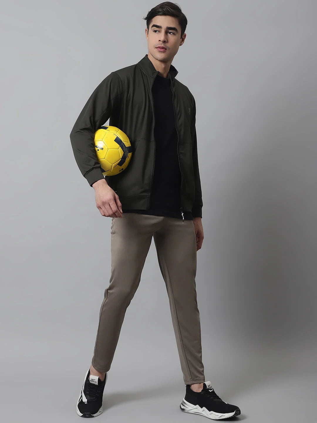 Mens Brown Trackpants: Solid Cotton Mens Pajama Set Sleepwear