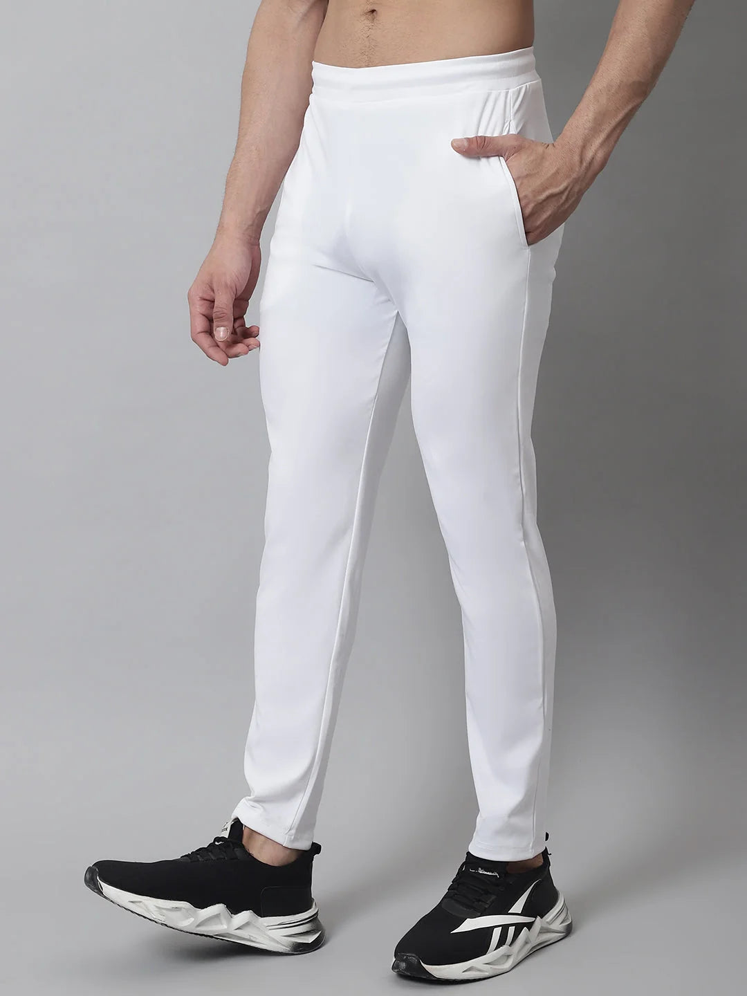 Mens White Cotton Pajamas - Solid Sleepwear and Mens Pajama Set
