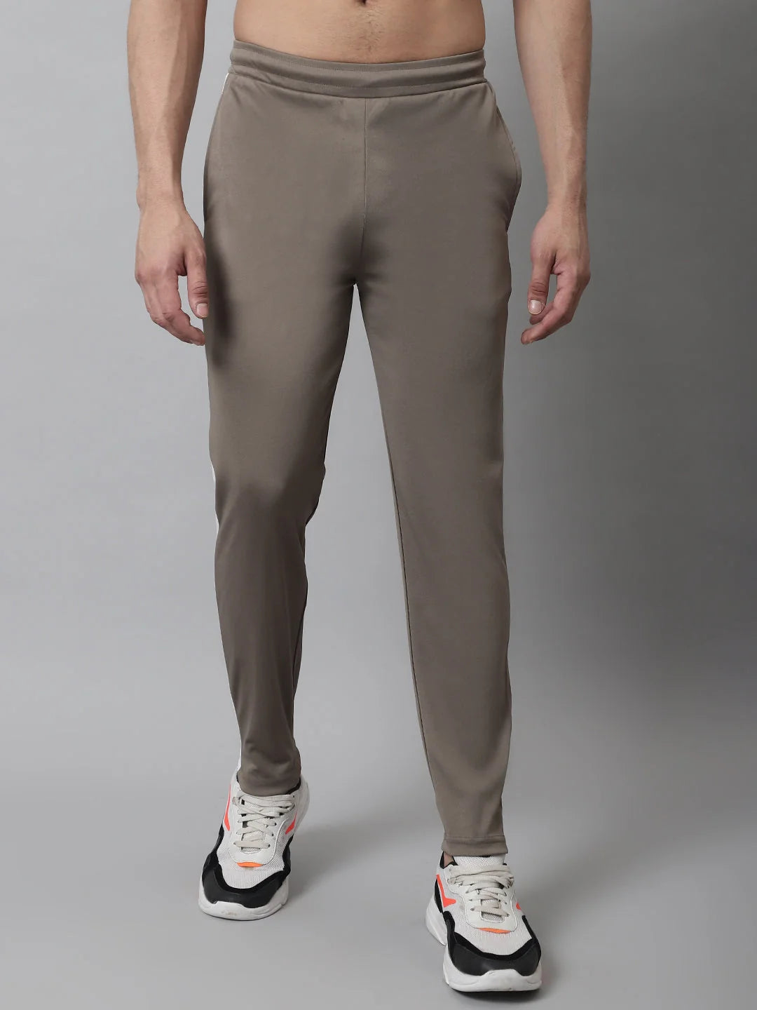 Brown Trackpants: Mens Pajama Set - Soft Cotton Sleepwear