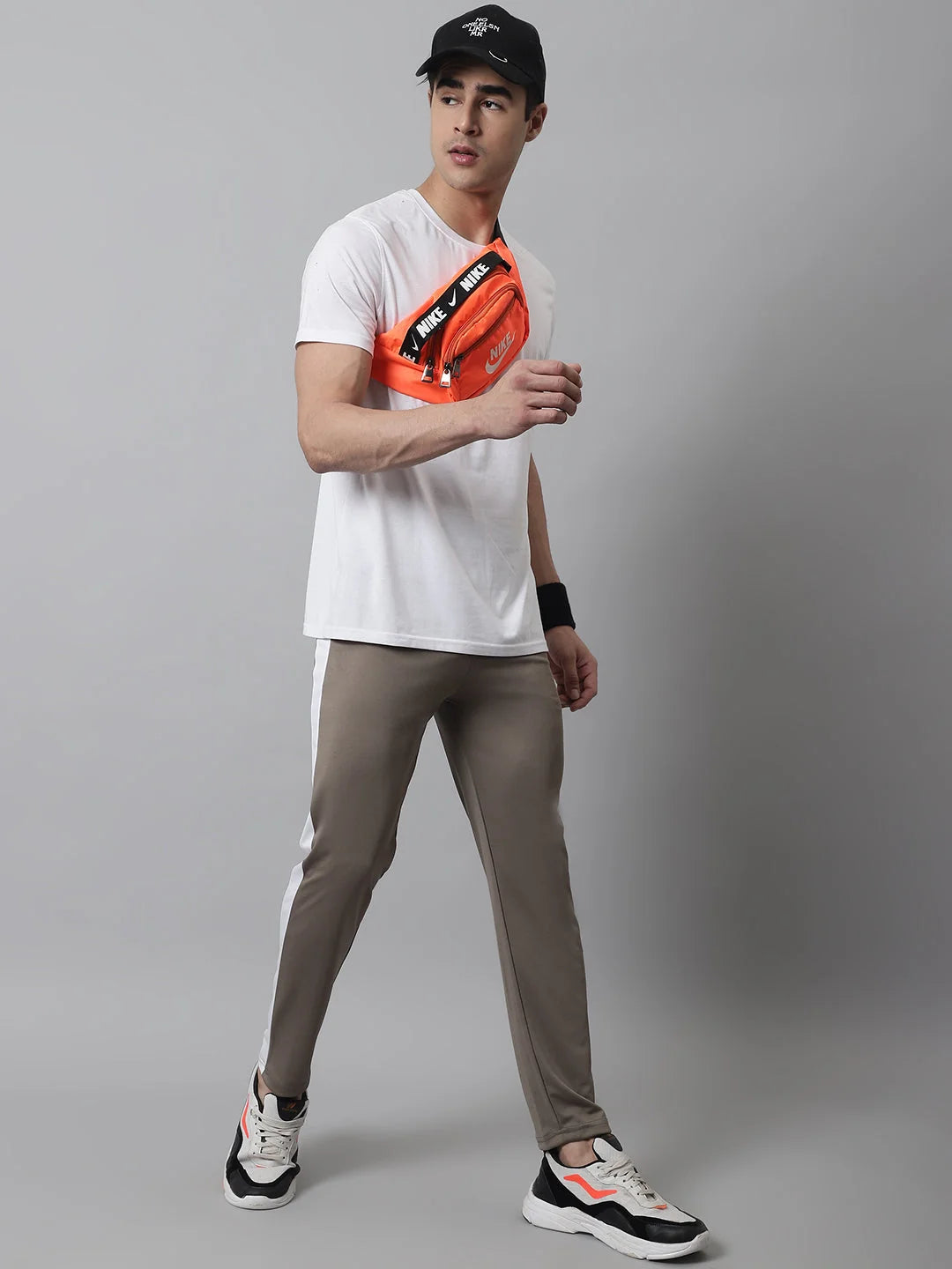 Brown Trackpants: Mens Pajama Set - Soft Cotton Sleepwear