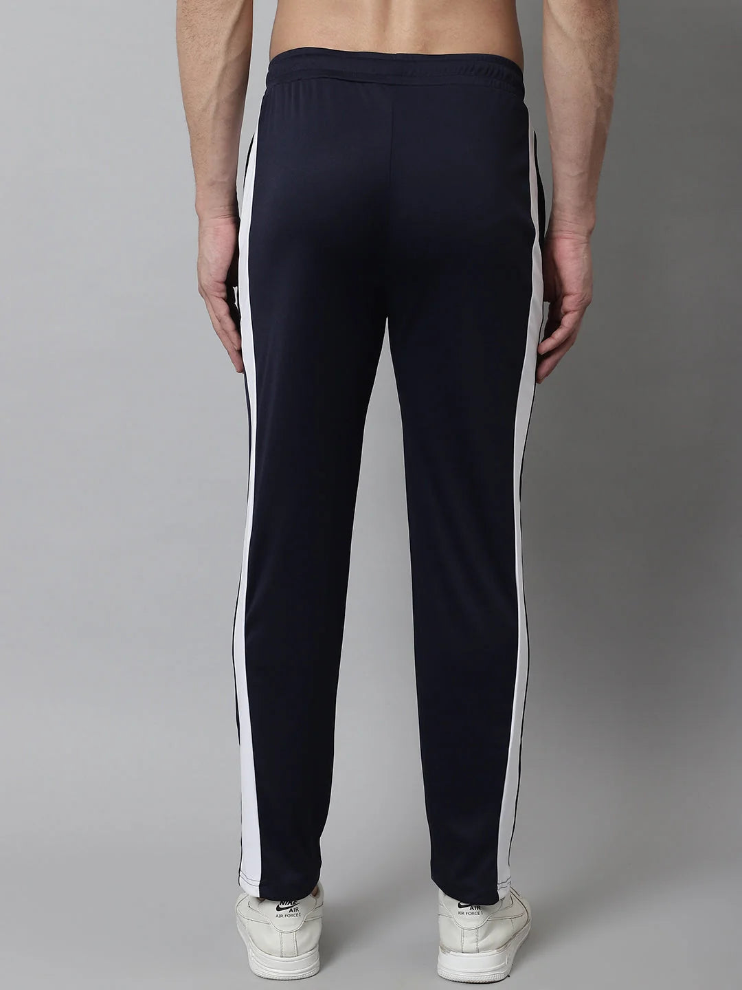 Navy Trackpants: Mens Pajamas Set - Comfy Cotton Sleepwear