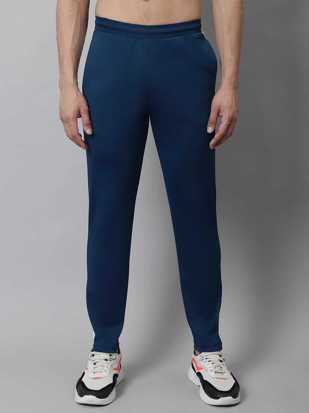Peacock Trackpants: Mens Pajama Set - Soft Cotton Sleepwear