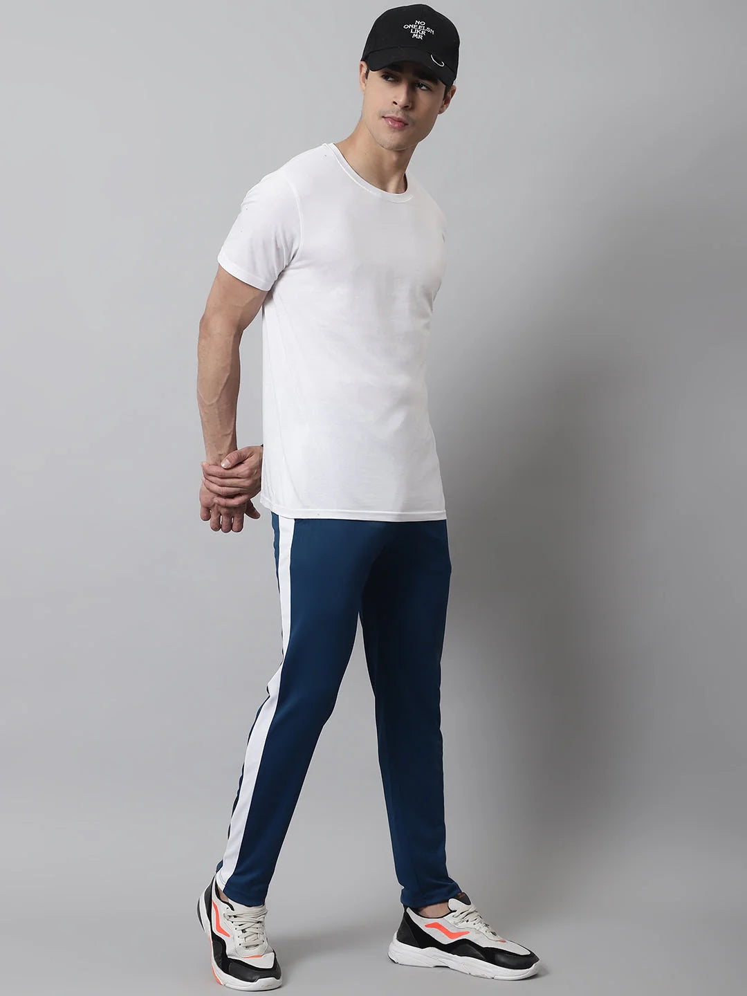 Peacock Trackpants: Mens Pajama Set - Soft Cotton Sleepwear