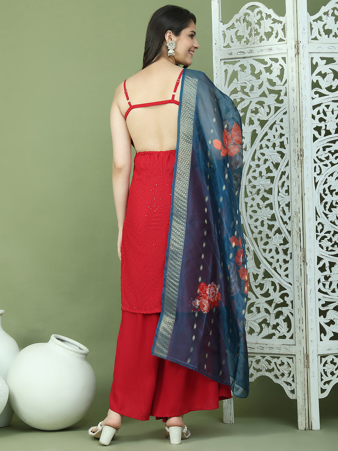 DesiQlo Women kurta sets - Maroon - JOKPL_2137B_D66Pe_1577_Maroon_XS