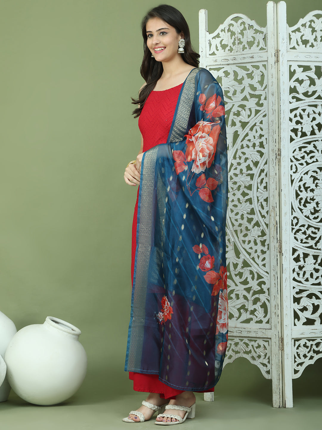 DesiQlo Women kurta sets - Maroon - JOKPL_2137B_D66Pe_1577_Maroon_XS