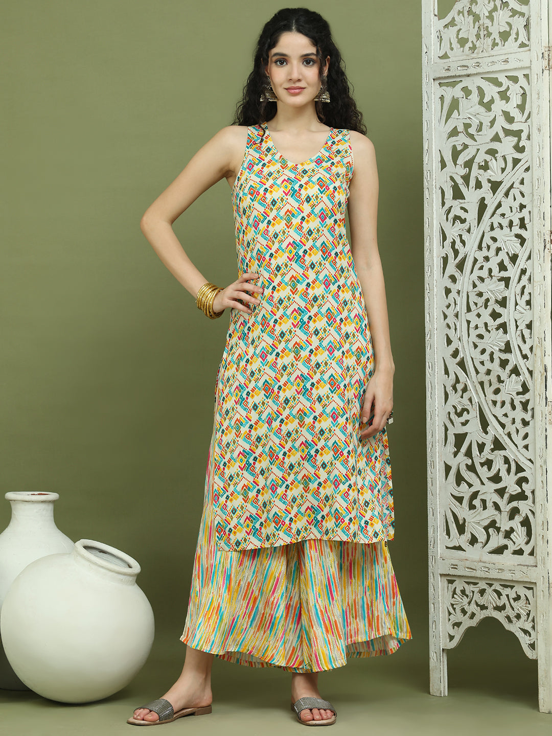 DesiQlo Women Kurta & Kurtis - Beige