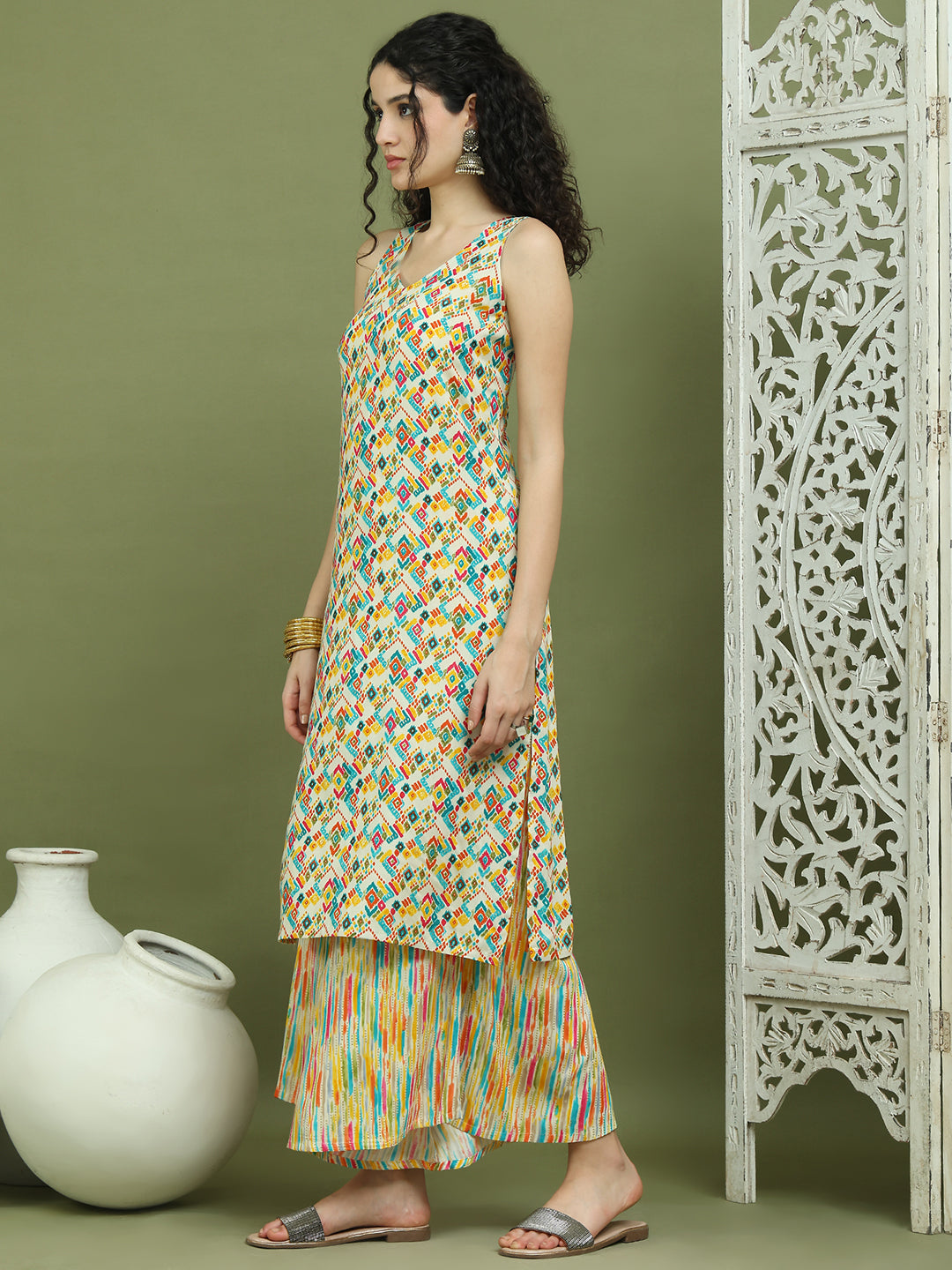DesiQlo Women Kurta & Kurtis - Beige