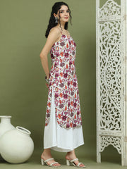Foil Printed Rayon Kurta With Palazzos ( JOKPL 2137W 1573 Purple )
