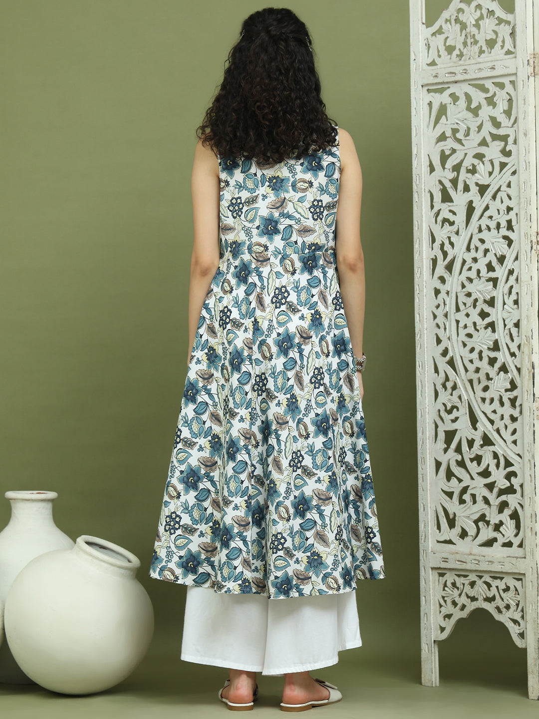 DesiQlo Women Kurta & Kurtis - Blue - JOK_1581_Navy_S