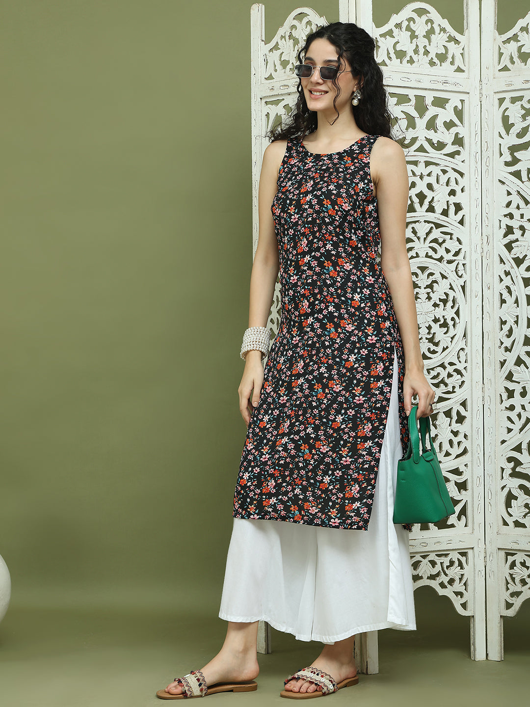 DesiQlo Women Kurta & Kurtis - Black - JOK_1584_Black_S