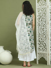 Foil Printed Rayon Kurta Palazzos With Dupatta ( JOKPL 2137W D31W 1573 Green )