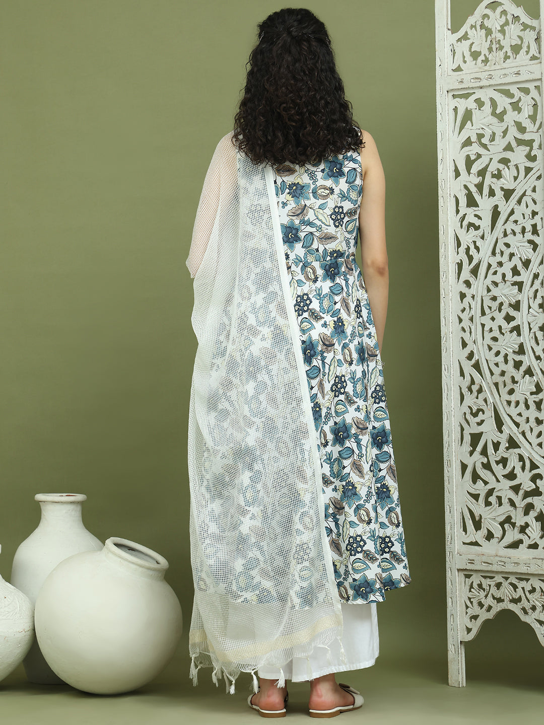 DesiQlo Women kurta sets - Blue - JOKPL_2137W_D31W_1581_Navy_S