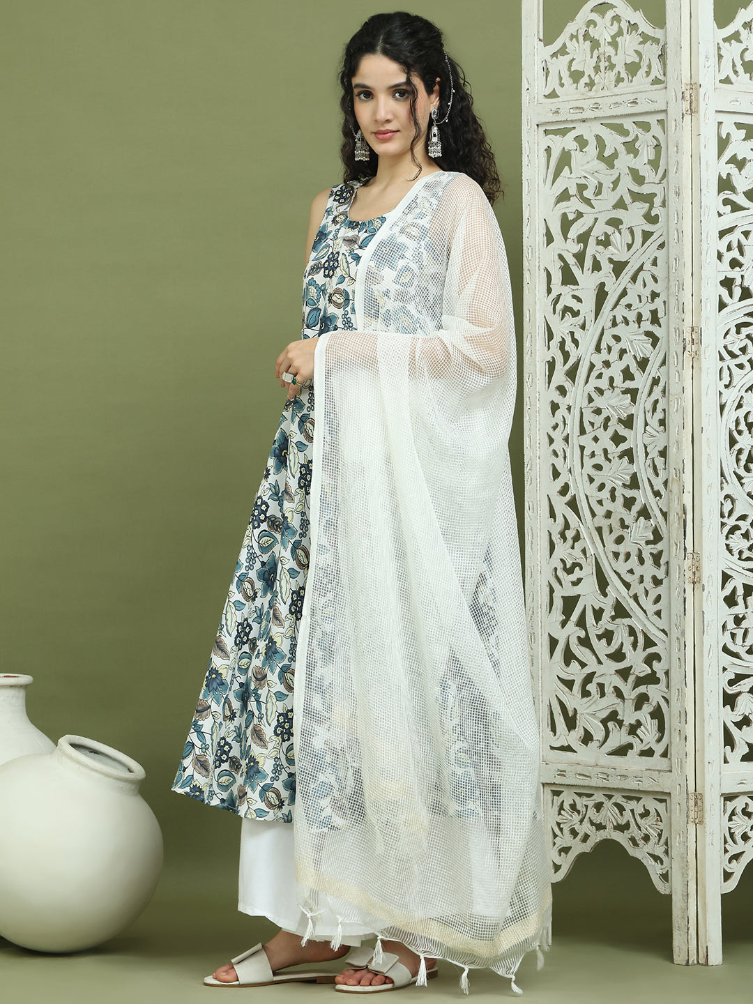 DesiQlo Women kurta sets - Blue - JOKPL_2137W_D31W_1581_Navy_S