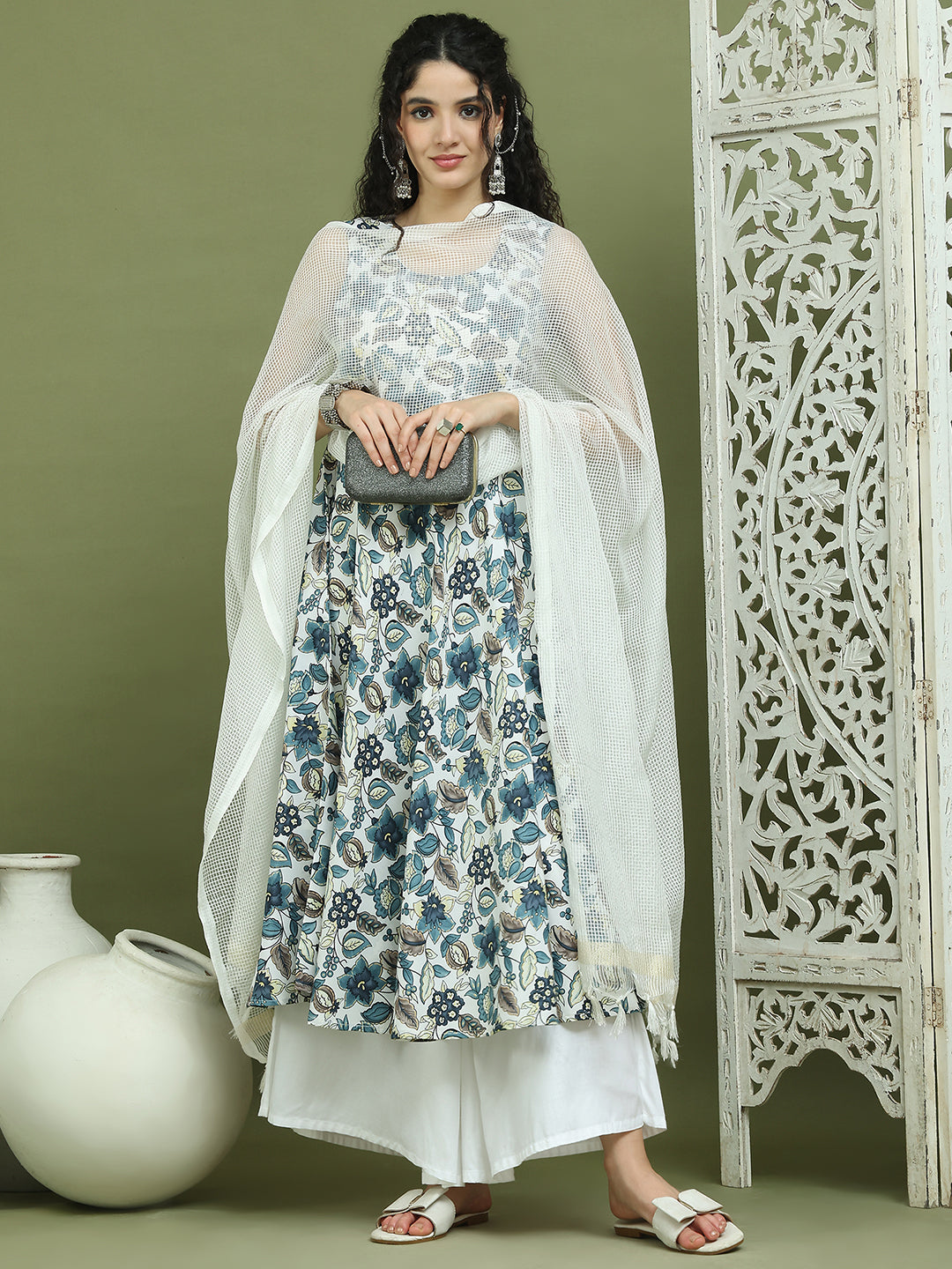 DesiQlo Women kurta sets - Blue - JOKPL_2137W_D31W_1581_Navy_S
